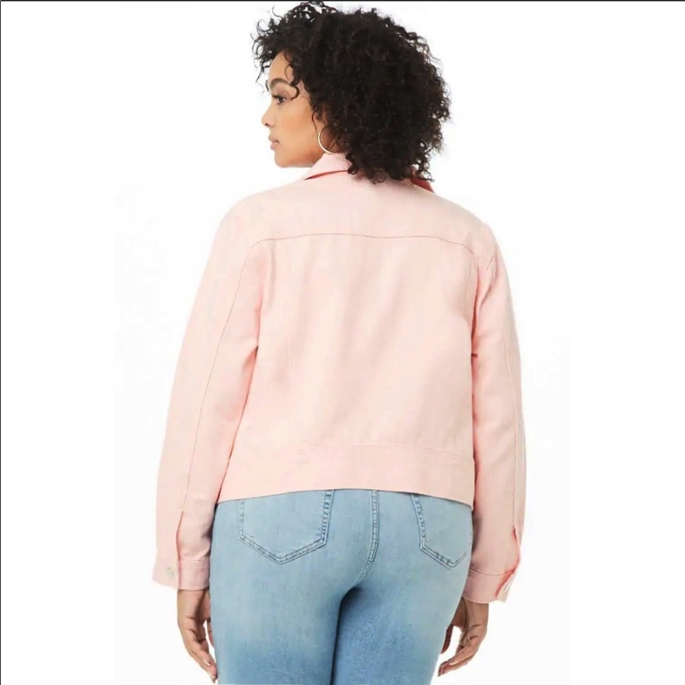 Forever 21 Plus Color Blocked Denim Jacket - Picture 3 of 11